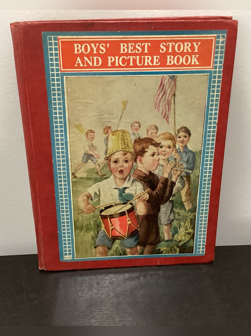 Antique linen/cloth hardcover children’s book titled BOY’S BEST STORY AND